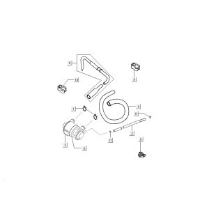 Membrana pneumatica nera Kymco Sento 50 4 tempi