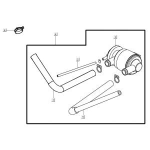 Membrana pneumatica rossa Kymco Super8 Street 50 4 tempi