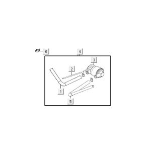 Membrana pneumatica metallica Kymco VP50 4 tempi AC/marrone