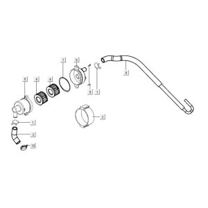 Scarico a membrana pneumatica Kymco People S 300i