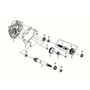 Valigetta da missione - albero di trasmissione Sym Fiddle III 50 E3