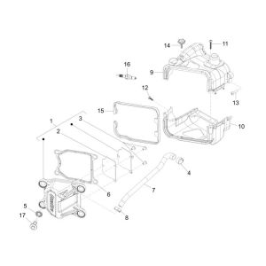 Filtro aria Piaggio New Fly 4 tempi 4V