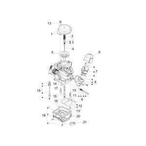 Carburatore Piaggio New Fly 4 tempi 4V