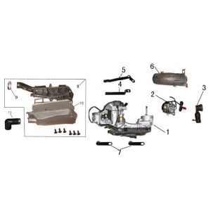 Blocco motore completo AGM GT rosa