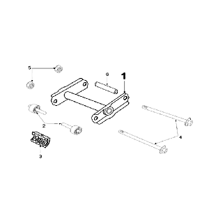 Sospensione del motore Peugeot Speedfight 2 50 2 tempi AC Black
