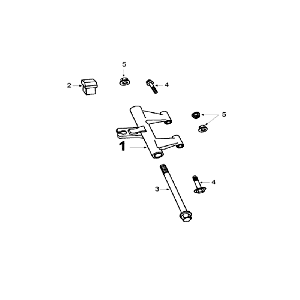 Sospensione del motore Peugeot V-Clic 50 4 tempi AC Sky Blue