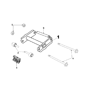 Sospensione del motore Peugeot Vivacity Blue