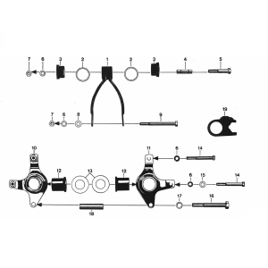 Sospensioni del motore Zundapp 529 di tutti i tipi