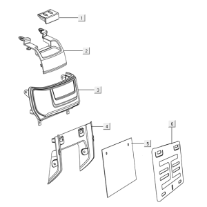 Fanale posteriore Niu N-pro bianco - rosso
