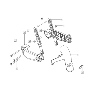 Ammortizzatore Niu N-pro