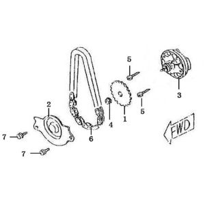 Pompa olio Lintex Retro 125