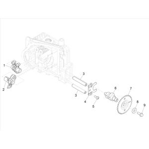 Albero a camme - Stivali Vespa Primavera 50 4 tempi IGET 3V Euro 5