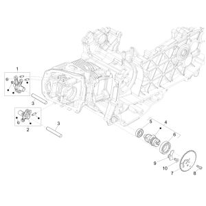 Albero a camme - Stivali Vespa Sprint 125 3V IE ABS Euro 5 2021