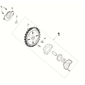 Oil pump Peugeot Django 125 EFI E5 2021-2022
