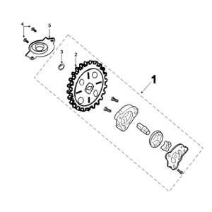 Oil pump Peugeot Tweet 125 EFI YO N SBC E4 2018-2020