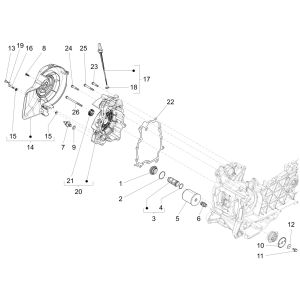 Filtro olio Piaggio Liberty 125 IGET 3V IE ABS Euro 4 2015-2019