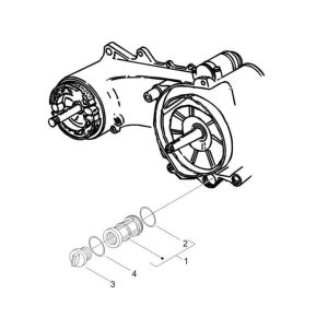 Filtro olio AC Piaggio Zip 2000 4 tempi