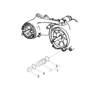 Filtro olio Vespa LXV 4 tempi 2V 25km/h