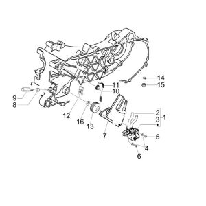 Pompa olio Piaggio Liberty 50 2 tempi AC