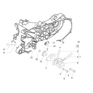 Pompa olio Vespa Primavera 50 2 tempi AC