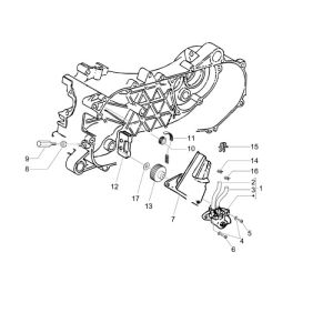 Pompa olio Piaggio Fly 50 2 tempi AC