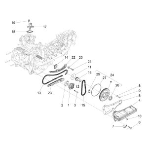Pompa olio Vespa Sprint 125 3V IE ABS Euro 5 2021