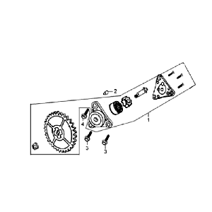 Pompa olio Sym Fiddle White WH8018P