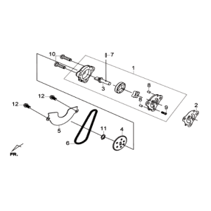 Pompa olio/pompa olio a cinghia Sym Joymax 300I ABS E3 2014-2016