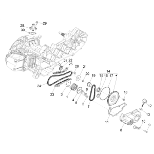 Pompa olio Vespa Sprint 50 4 tempi IGET 3V Euro 4