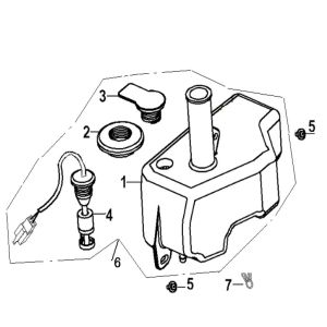 Serbatoio olio generico Xor 50 2 tempi competition 2009