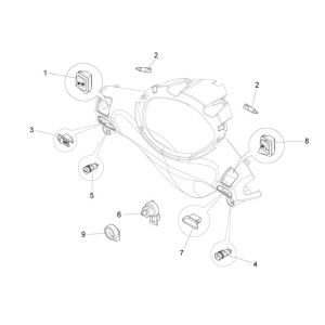 Interruttori - pulsanti Piaggio New Fly 4 tempi 4V