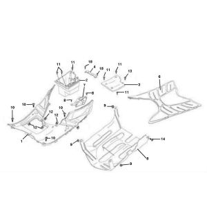 Underspoiler - Pedana Berini Speedy 4 tempi