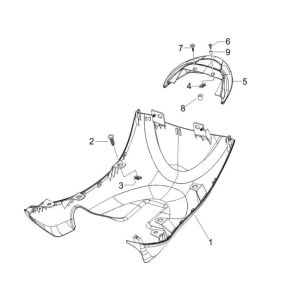 Sottoiler Piaggio Zip 2000 2 tempi AC