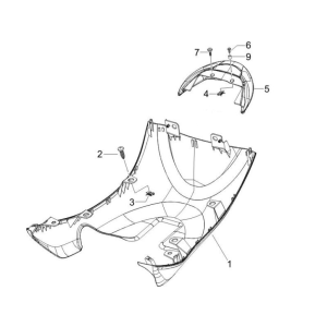 Sottospoiler Piaggio Zip 2000 4 tempi AC