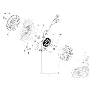 Accensione - Statore - Volano Vespa Sprint 125 3V IE ABS Euro 5 2021