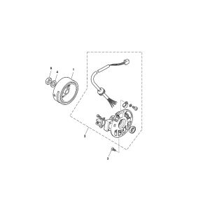 Accensione - Statore - Volano Yamaha Aerox 50 2-stroke LC 2013