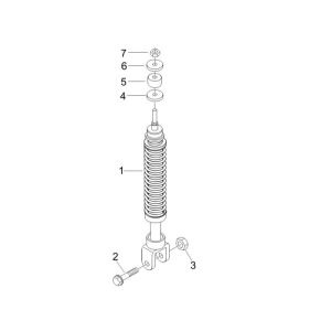 Ammortizzatore Piaggio Liberty 4 tempi