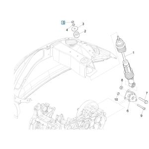 Ammortizzatore ABS per Vespa Sprint 125 3V IE