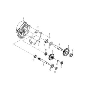 Cambio - Trasmissione 3B3 50 4 tempi AC Euro 4 2018→ Gear-Agility-16+-4T-125-Mat-Metallizzato-Azzurro Chiaro