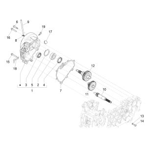 Cambio - Trasmissione - Vespa Sprint 125 3V IE ABS Euro 5 2021