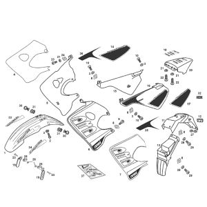 Cappe - Placcatura Derbi Derbi Senda SM DRD vecchio modello
