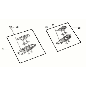 R-L. step bar Sym Joymax Z 125i E5 2022