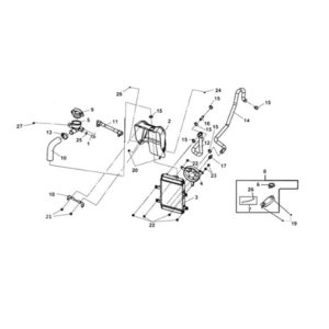 Radiator Sym Joymax Z 125 E4