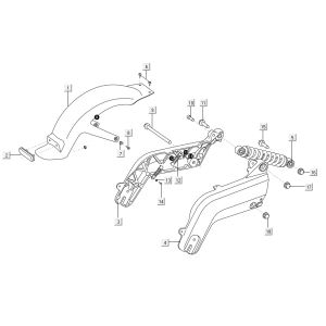 Ammortizzatore - Forcelle posteriori Niu M1