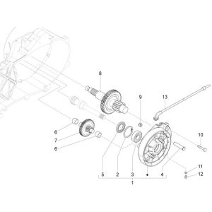 Cambio - Trasmissione Vespa Sprint 50 4 tempi 2V 25km/h