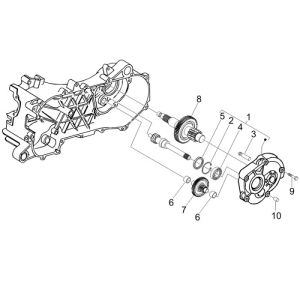 Cambio - Trasmissione AC Piaggio Fly 50 a 2 tempi