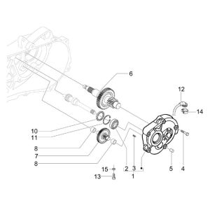Ingranaggi - Cambio Piaggio Liberty a 4 tempi