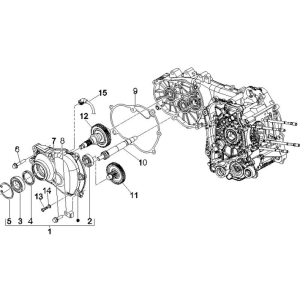 Cambio - Trasmissione Vespa GTS 250 ie 2005-2009 (con ABS)
