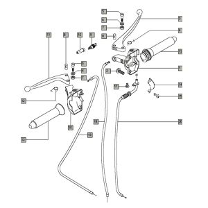 Remgrepen Tomos QUADRO EX (L0-L1)
