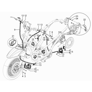 Pinza Freno - Pastiglie Freno - Tubo Freno Piaggio Beverly 125 RST 4V Euro 3 2010-2015
